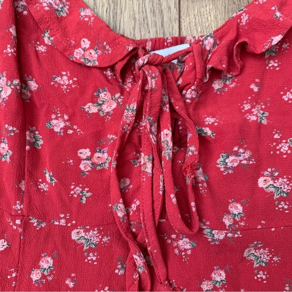 American Eagle Red Swing Dress - Picture 5 of 8